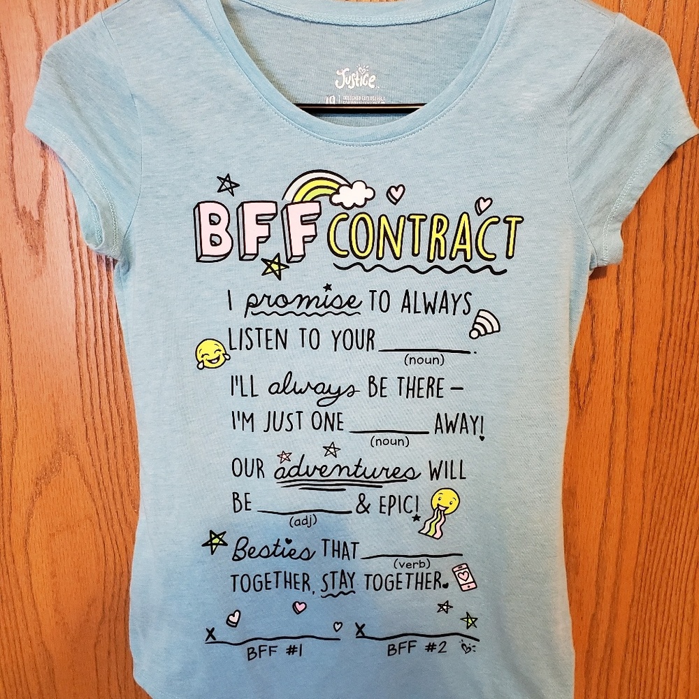 Girls Justice Shirt